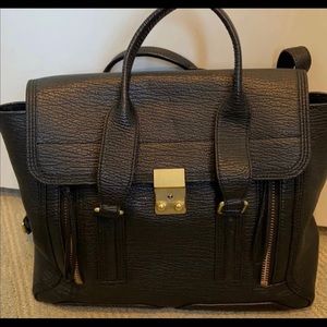 Philip Lim Medium Black Pashli Satchel Bag